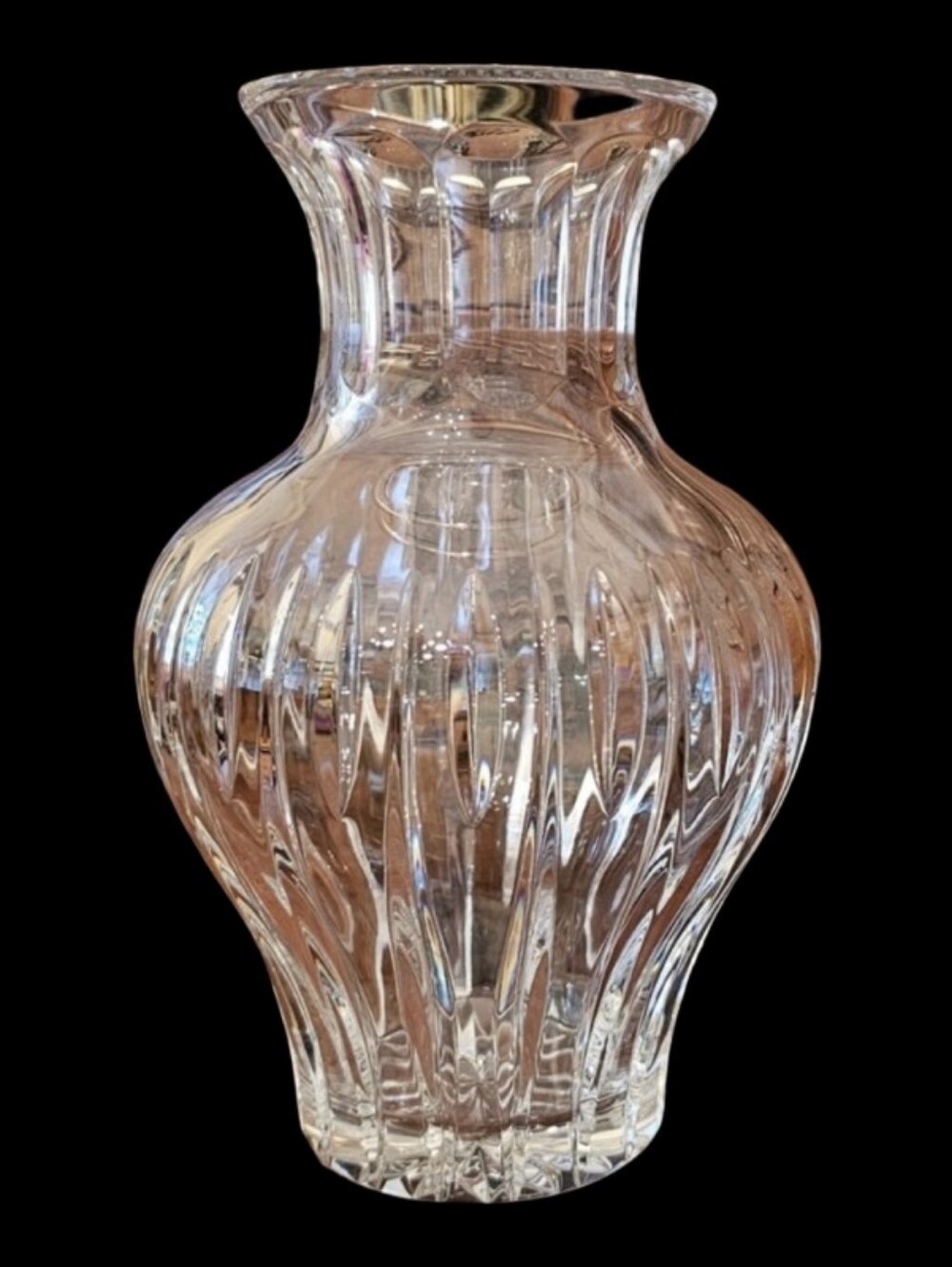 Waterford Marquis Large 10" Sheridan Vase, Cut Crystal, Retired, Germany EUC